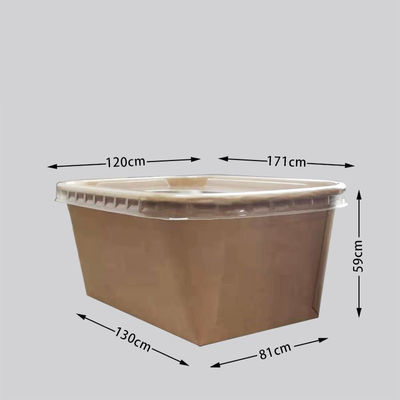 La comida ligera cuadrada de papel disponible de la máquina de la caja de los alimentos de preparación rápida de Kraft se lleva CHW-1000M