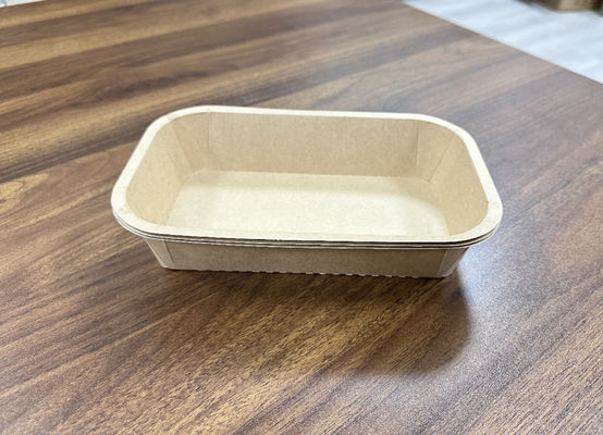 La comida disponible de papel de la máquina de la fabricación de cajas del almuerzo de Kraft saca la caja