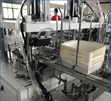 Máquina rectangular disponible CHJ-A de la fabricación de cajas del almuerzo del papel de alimentos de preparación rápida