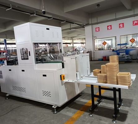 Las bandejas empapelan la máquina 50-70/Min automático 8KW de la fiambrera