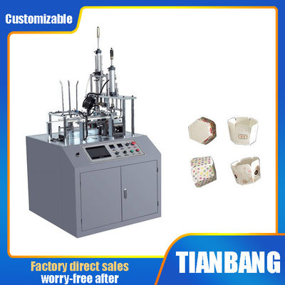 El PLC de FBJ-A controló la taza Tray Forming Machine de papel de la torta