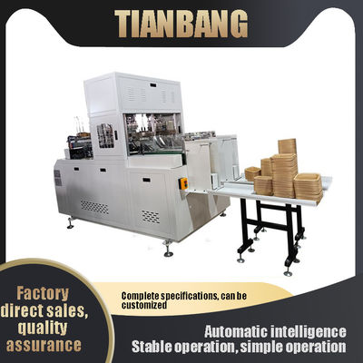 45-55 tiempos Min Paper Lunch Box Machine Tray Forming Machine de papel
